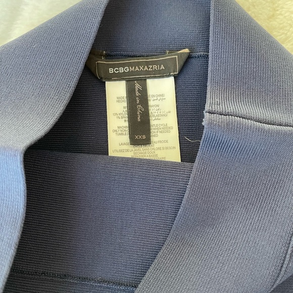 BCBG blue color block bandage skirts XXS - Picture 9 of 9